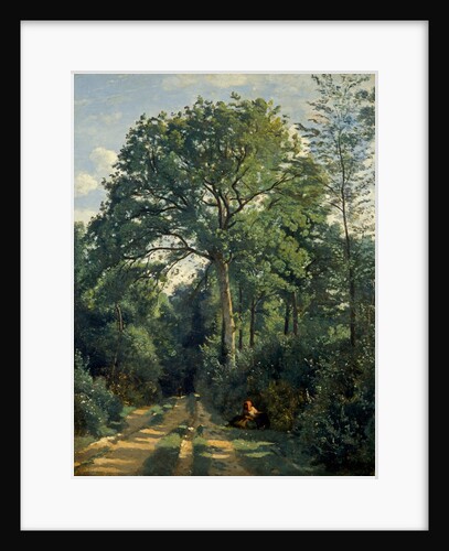 Ville-d'Avray: Entrance to the Wood by Jean-Baptiste Camille Corot